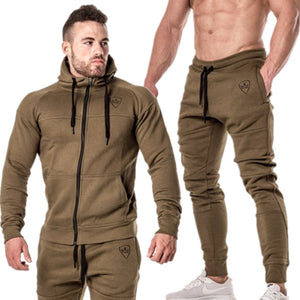 2 pieces Autumn Running tracksuit men Sweatshirt Sports Set Gym Clothes Men Sport Suit Training Suit Sport Wear