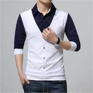 Design New 2019 Men s Brand Polo Shirt Long Sleeves Casual Spring Autumn Clothes Plus Asian Size M-3XL 4XL 5XL