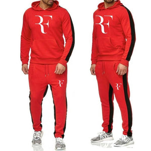 Nouveau 2019 printemps ensemble hommes vêtements de sport à la mode survêtements ensembles hommes musculation Hoodies + pantalon