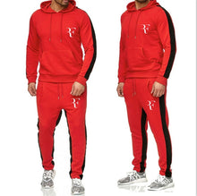 Load image into Gallery viewer, Nouveau 2019 printemps ensemble hommes vêtements de sport à la mode survêtements ensembles hommes musculation Hoodies + pantalon