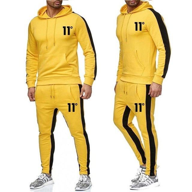 Marque de mode sweat à capuche hommes/femmes 2019 sweat à capuche survêtement Sport costume Sweatshirts + pantalons de survêteme