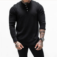 Load image into Gallery viewer, High quality Men New Bodybuilding Long sleeve t shirt Man Casual Fashion Slim T-Shirt Male Gyms Fitness Workout  Jogger Clothing