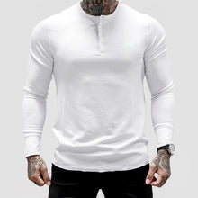 Load image into Gallery viewer, High quality Men New Bodybuilding Long sleeve t shirt Man Casual Fashion Slim T-Shirt Male Gyms Fitness Workout  Jogger Clothing