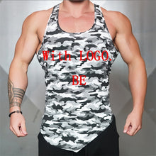 Load image into Gallery viewer, Fitness Men Tank Top Army Camo Camouflage Mens Bodybuilding Stringers Tank Tops Singlet Brand Clothing Sleeveless Shirt