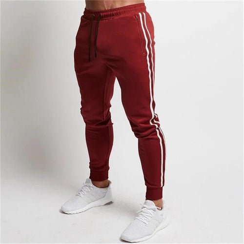 Sport Fitness hommes Zipper GYMS pantalon Stretch pantalon en automne et hiver hommes survêtement pantalon vêtements pour hommes