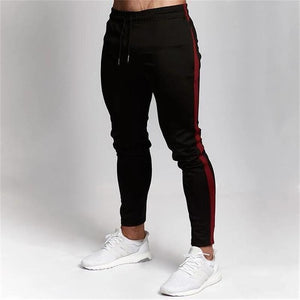 Sport Fitness hommes Zipper GYMS pantalon Stretch pantalon en automne et hiver hommes survêtement pantalon vêtements pour hommes