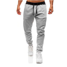 Load image into Gallery viewer, Nouveau été nouveau mode pantalon de section mince hommes pantalon décontracté survêtement musculation Fitness Sweat temps limit