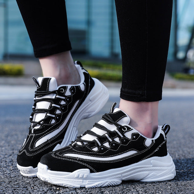 2019 winter Hot Chunky Sneakers men sport Shoes Vulcanize White Sneakers Basket Femme Dad Shoes running lover shoes men Krasovki