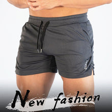 Load image into Gallery viewer, 2019 New Summer Male Fitness Bodybuilding brand shorts Mesh Breathable Quick-drying Fashion Casual Joggers Men shorts Sportswear