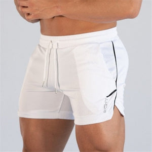 2019 New Summer Male Fitness Bodybuilding brand shorts Mesh Breathable Quick-drying Fashion Casual Joggers Men shorts Sportswear