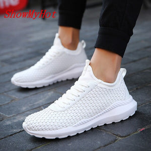 New Spring Casual Weave Footwear Zapatillas Zapatos Scarpa Shoes Mens Trainers Moccasins Zapatos Hombre Shoes