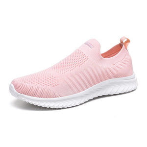 Sneakers Men Casual Lazy Shoes Comfortable Flyknit Slip On Shoes Men Lightweight Couple Sock Sneakers Footwear Tenis Masculino