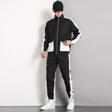 Load image into Gallery viewer, 2019 Men&#39;s sportswear suit sweatshirt tracksuit muscle Fitness casual active Zipper outwear training clothes men sets