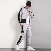 Load image into Gallery viewer, 2019 Men&#39;s sportswear suit sweatshirt tracksuit muscle Fitness casual active Zipper outwear training clothes men sets