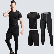 Load image into Gallery viewer, Men&#39;s Compression Sportswear Suits Gym Tights Training Clothes Workout Jogging Sports Set Running Tracksuit Dry Fit Plus Size