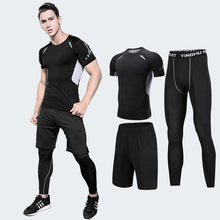 Load image into Gallery viewer, Men&#39;s Compression Sportswear Suits Gym Tights Training Clothes Workout Jogging Sports Set Running Tracksuit Dry Fit Plus Size