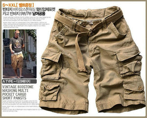 2019 Summer Men army green Camouflage Shorts Casual Camo Knee-length Mens Cargo Short trousers bermudas hombre shorts with Belt