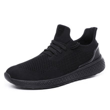 Load image into Gallery viewer, Sneakers Men 2019 Air Mesh Breathable Lace Up Solid Men Trainers Shoes Hot Sale Outdoor Walking Casual Shoes for Men