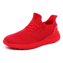 Load image into Gallery viewer, Sneakers Men 2019 Air Mesh Breathable Lace Up Solid Men Trainers Shoes Hot Sale Outdoor Walking Casual Shoes for Men