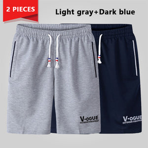 4PC Summer Shorts Men 2019 Casual Shorts Trunks Fitness Workout Beach Shorts Man Breathable Cotton Gym Short Trousers