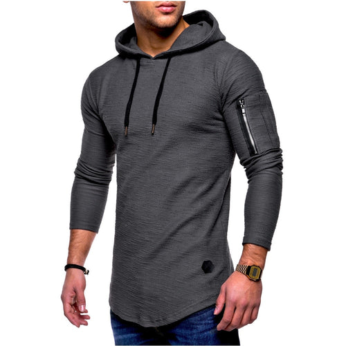 Long Sleeve T-Shirt Casual Summer Autumn Men's Tops Street Slim Men's Tops Long Sleeve Sleeve Fashion Men's Tops 2019