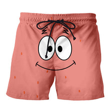 Load image into Gallery viewer, YX Girl 2019 New Fashion Men Cartoon 3d printed Casual shorts Patrick Star Short Mens Summer Cool Trousers Dropshipping