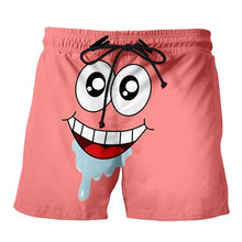 Load image into Gallery viewer, YX Girl 2019 New Fashion Men Cartoon 3d printed Casual shorts Patrick Star Short Mens Summer Cool Trousers Dropshipping