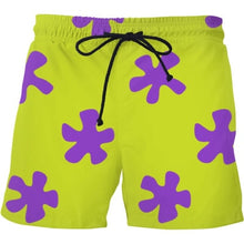 Load image into Gallery viewer, YX Girl 2019 New Fashion Men Cartoon 3d printed Casual shorts Patrick Star Short Mens Summer Cool Trousers Dropshipping